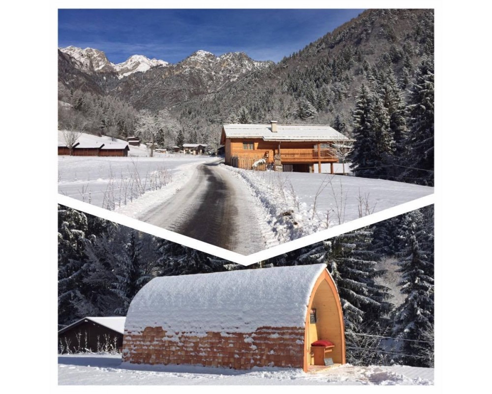 Sauna maza, iglu forma