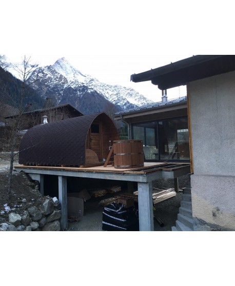 Sauna maza, iglu forma Sauna maza, iglu forma